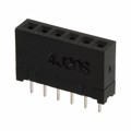 HIF3H-6SA-2.54DSA(71) - CONN RCPT 6POS 0.1 GOLD PCB