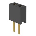 MMS-102-01-H-SV - CONN RCPT 2POS 0.079 GOLD PCB