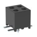MMS-102-02-L-DV-LC - CONN RCPT 4POS 0.079 GOLD SMD