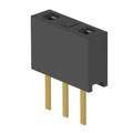 MMS-103-01-L-SV-02 - CONN RCPT 3POS 0.079 GOLD PCB
