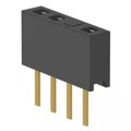 MMS-104-01-L-SV-02 - CONN RCPT 4POS 0.079 GOLD PCB