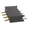 MMS-104-02-F-SH-01-TR - CONN RCPT 4P 0.079 GOLD SMD R/A