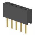 MMS-105-01-F-SV-05 - CONN RCPT 5POS 0.079 GOLD PCB
