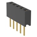 MMS-105-01-H-SV - CONN RCPT 5POS 0.079 GOLD PCB