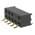 MMS-105-02-L-DH-04-TR - CONN RCPT 10P 0.079 GOLD SMD R/A