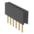 MMS-106-01-H-SV - CONN RCPT 6POS 0.079 GOLD PCB