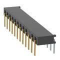 MMS-112-01-L-SH-03 - CONN RCPT 12P 0.079 GOLD PCB R/A