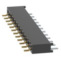 MMS-112-02-L-SH-01-TR - CONN RCPT 12P 0.079 GOLD SMD R/A