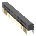 MMS-125-01-L-DH-45 - CONN RCPT 50P 0.079 GOLD PCB R/A