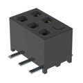 MMS-103-02-L-DV-02-TR - CONN RCPT 6POS 0.079 GOLD SMD