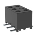 MMS-103-02-LM-DV-A-04-M-TR - CONN RCPT 6POS 0.079 GOLD SMD