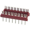 16-600-10 - CONN HDR DIP FORK 16POS TIN