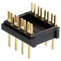 08-600-11 - CONN HDR DIP FORK 8POS GOLD