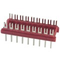 18-600-10 - CONN HDR DIP FORK 18POS TIN