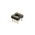 222-1-08-003 - CONN HDR DIP MALE PIN 8POS GOLD