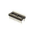 222-1-20-003 - CONN HDR DIP MALE PIN 20POS GOLD