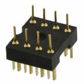 1-1437515-2 - CONN HDR DIP SLOT 8POS GOLD