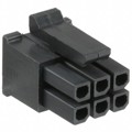 0430250600 - CONN RECEPT 6POS 3MM VERT DUAL