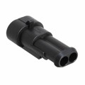 282104-1 - CONN TAB HOUSING 2POS BLACK