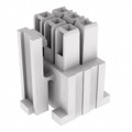IPD1-03-D-K - CONN RECEPT .100" 6POS