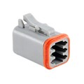 AT06-6S - CONN PLUG 6POS 14-20AWG SIZE 16