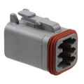 DT06-6S - CONN PLUG HSG 6POS