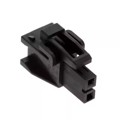 2125141002 - MINI-FIT MAX 2CKT RECEPT HSG BLK