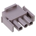 1-350766-1 - CONN PLUG HSG 3POS BROWN