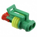 282080-3 - CONN PLUG 2POS 1.5 SERIES GREEN