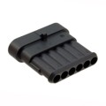 282108-1 - CONN TAB HOUSING 6POS BLACK