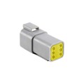 AT04-6P-RD01 - CONN RCPT 6POS 14-20AWG SIZE 16