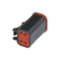 DT06-4S-E004 - CONN PLUG HSG 4POS