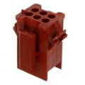 1-640510-0 - CONN RECEPT/CAP 6 POS MINI RECT