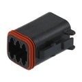 DT06-6S-CE02 - CONN PLUG HSG 6POS
