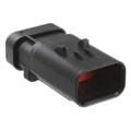 776430-1 - CONN CAP ASSY 3POS 14-18AWG RED