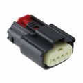 0334710406 - CONN RCPT 4POS BLACK