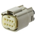 0334720802 - CONN RCPT 8POS DUAL LTGRAY