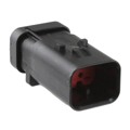 776536-1 - CONN CAP ASSY 4POS 18-20AWG RED