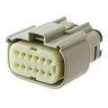 0334721202 - CONN RCPT 12POS DUAL LTGRAY