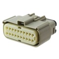 0334722002 - CONN RCPT 20POS DUAL LTGRAY