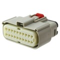 0334722007 - CONN RCPT 20POS DUAL LTGRAY