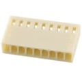SWH25X-NULC-S09-UU-BA - CONN RCPT .100" SNGL BEIGE 9POS