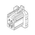 2045230601 - 1.25MM MICRO-LOCK PLUS RECPT 6 P