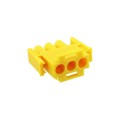 1-480700-4 - CONN PLUG 3POS UNIV-M-N-L YELLOW