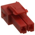 177898-2 - CONN HOUSING PLUG 2POS .156 RED