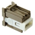 0347290082 - CONN RCPT 8POS R/A BROWN POL C
