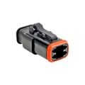 AT06-4S-SR01BLK - CONN PLUG 4POS STRAIN RELIEF