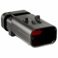776535-1 - CONN CAP ASSY 3POS 18-20AWG RED