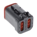 DT06-6S-EP06 - CONN PLUG HSG 6POS
