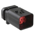 776495-1 - CONN CAP ASSY 8POS 14-18AWG RED